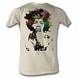 Jimi Hendrix Water Color Vintage WhiteT-Shirt